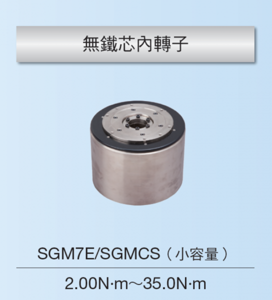 SGM7E 型（無鐵芯內轉子）